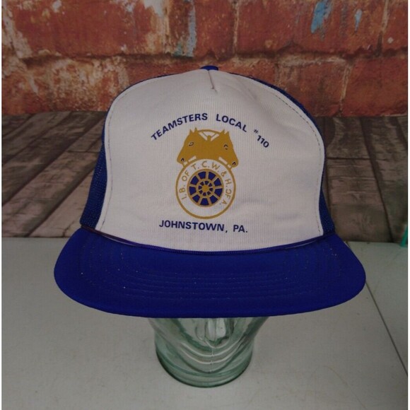 VTG Teamsters Local #110 Johnstown PA Captain's Hat Snapback Ball Cap - Picture 1 of 6